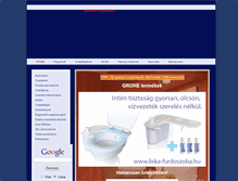 Tablet Screenshot of liska-furdoszoba.hu